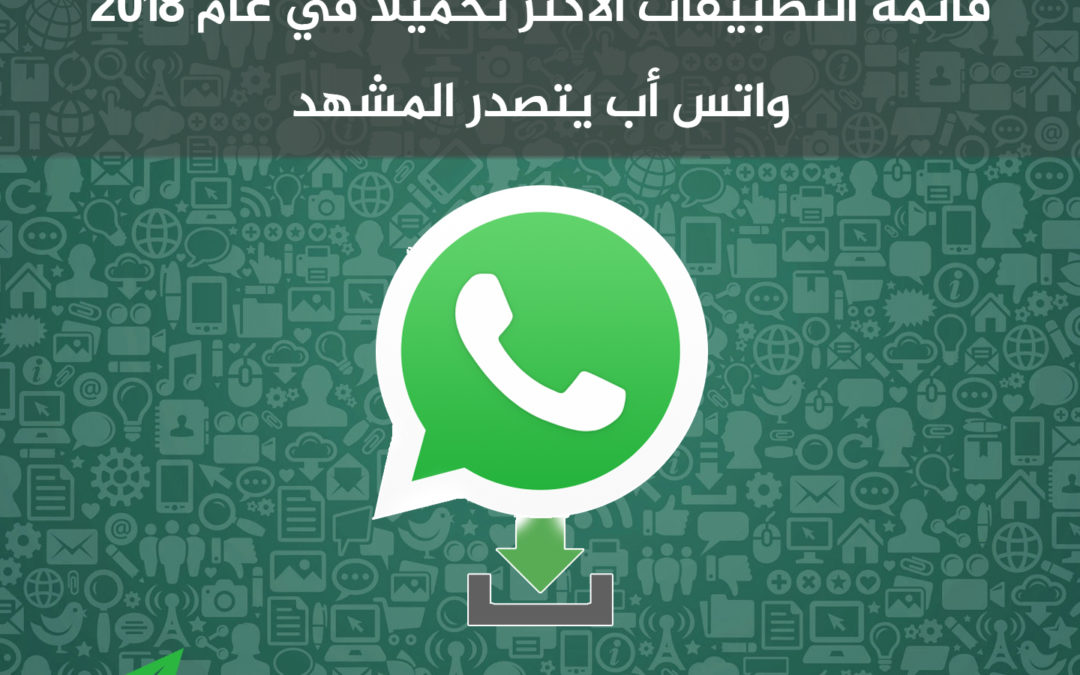 قائمة التطبيقات الأكثر تحميلآ في عام 2018 .. واتس أب يتصدر المشهد