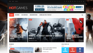 قالب Hot Games